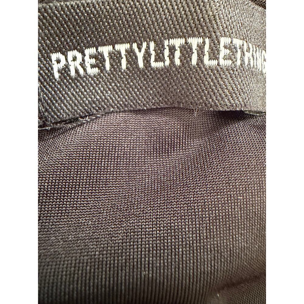 PrettyLittleThing Black Long-Sleeved Crop Top Women's Size S - Picture 4 of 5